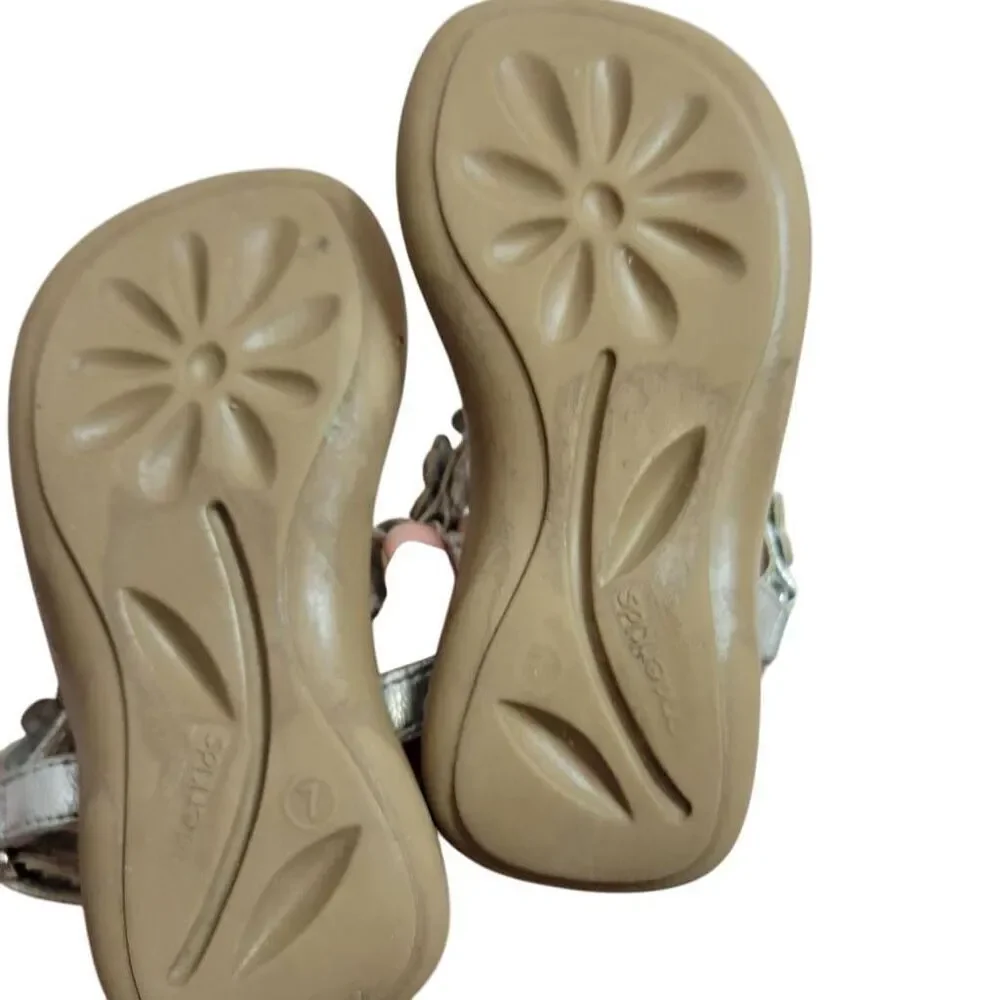 Wonderkids silver sandals 6
